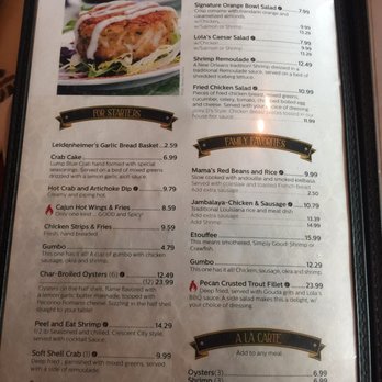 Lola S A Louisiana Kitchen Las Vegas Nv Lola S A Louisiana Kitchen Las Vegas Nv