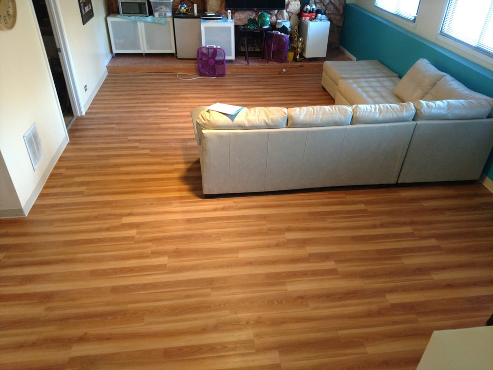 We Installed This Luxury Vinyl Plank Flooring Over Concrete