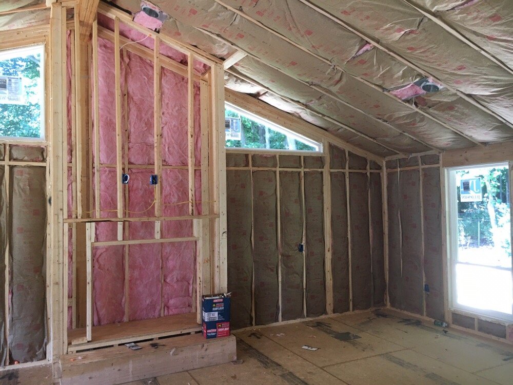 Framing After Insulation Insulated With R 38 Kraft Faced Batts For 31 Photos For Venegas Sons Construction
