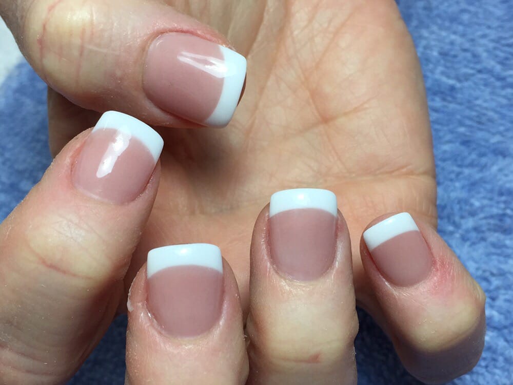 Pink And White Solar Nails Fullset By Steven 38 Yelp Photo Of Great Nails Spa Lubbock Tx United States Pink And