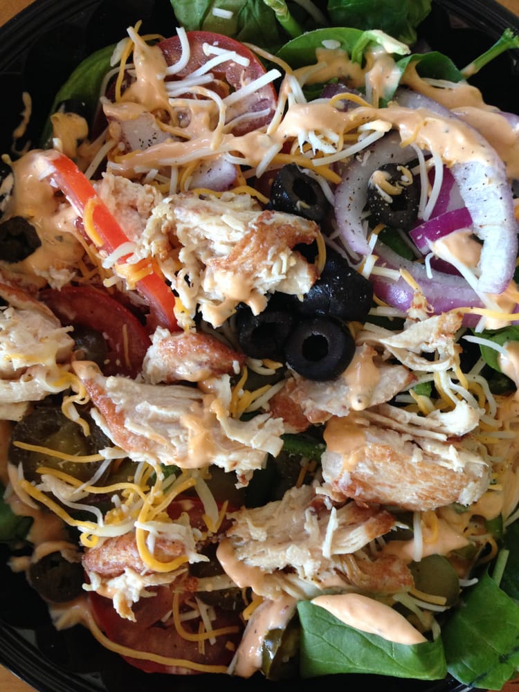 roasted chicken salad subway