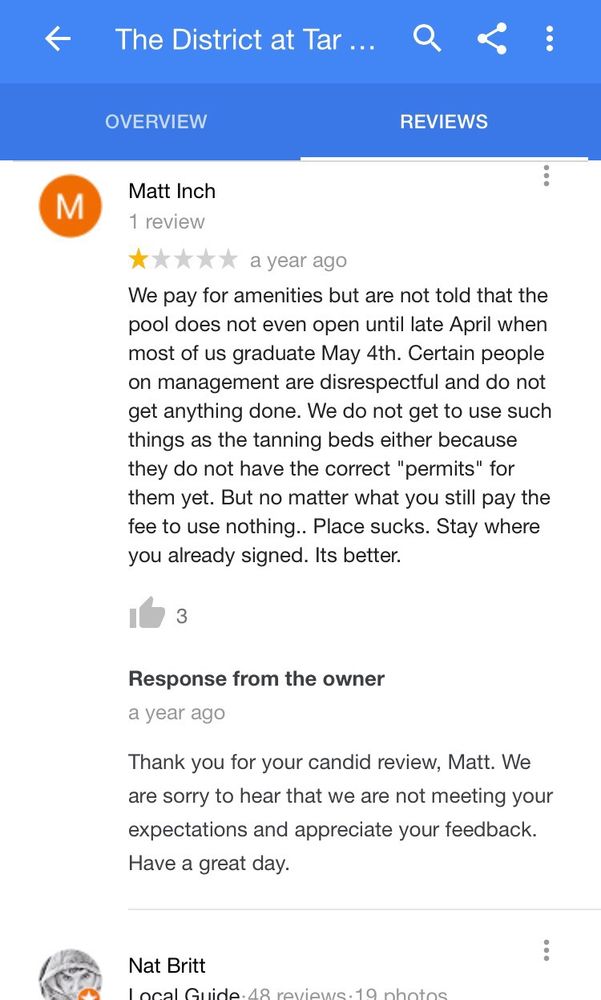 The District at Tar River