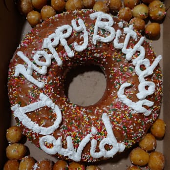 Bills Donuts Birthday Cake Bills Donuts Birthday Cake