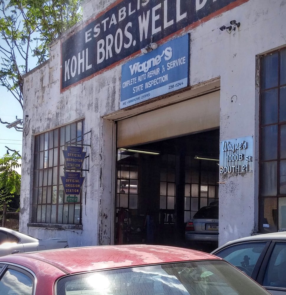 Wayne’s Auto Repair Body Shops 1000 S 21st St, Harrisburg, PA