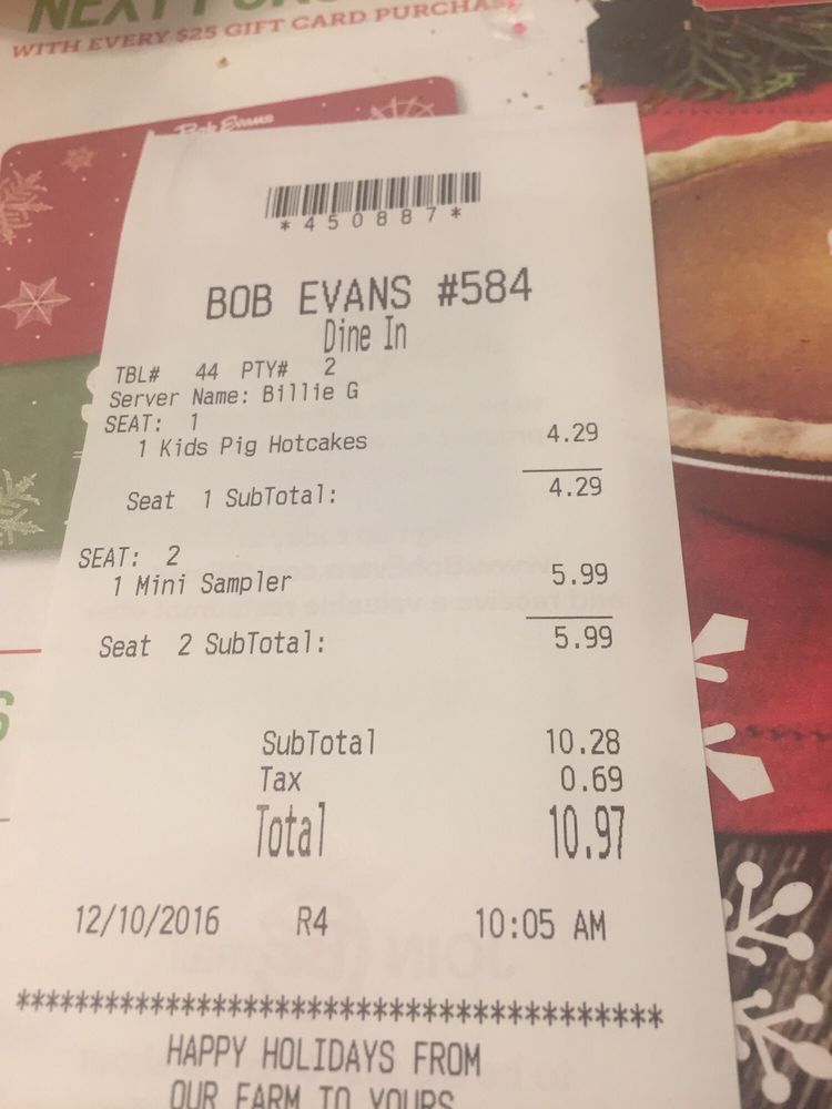 Bob Evans Restaurant 11 Photos & 10 Reviews American (Traditional) 295 Meadowlands Dr