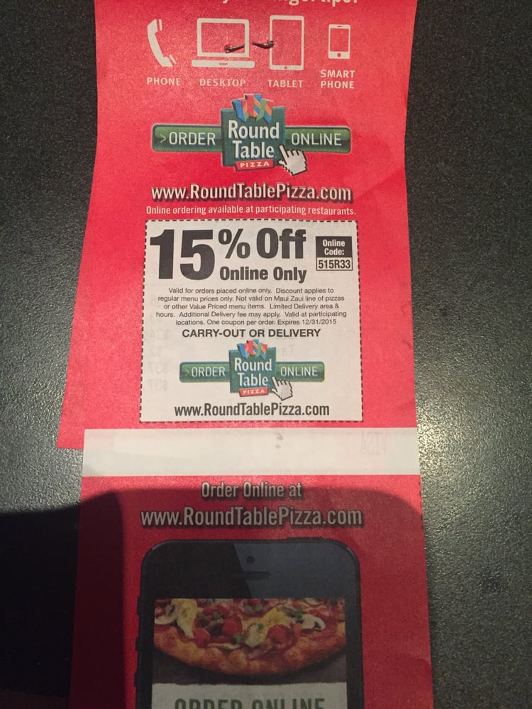 Tip Order Before Arriving And Get 15 Off They Won T Honor Photo Of Round Table Manteca Ca United States Tip Order