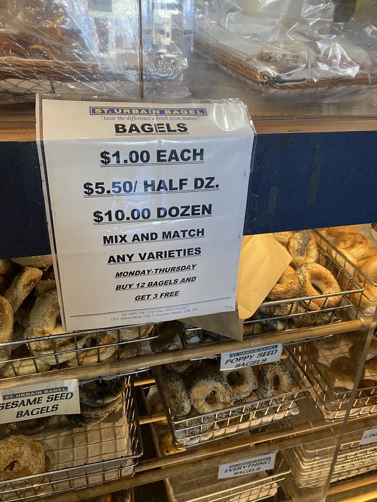 St Urbain Bagel Bakery