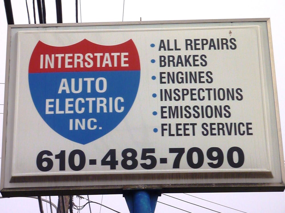 Interstate Auto Electric Auto Repair 2545 Market St, Aston, PA
