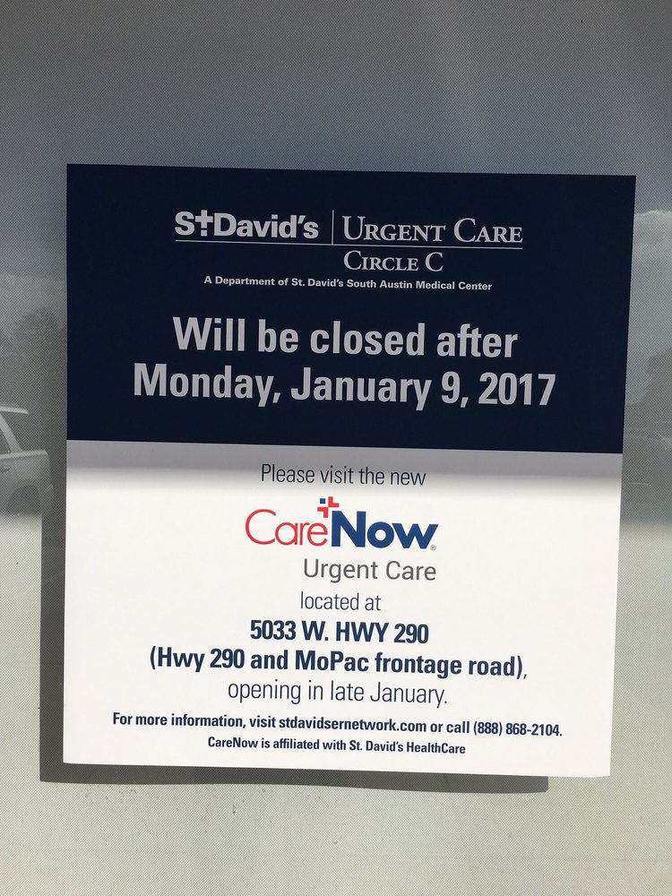 St David’s Urgent Care South Austin Medical Center
