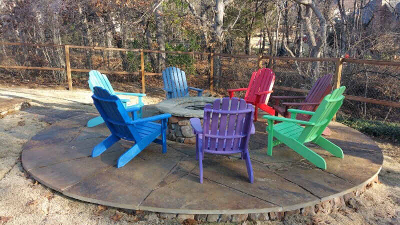 Adirondack Chairs Fire Pit Lots Of Colors By Breezesta Yelp