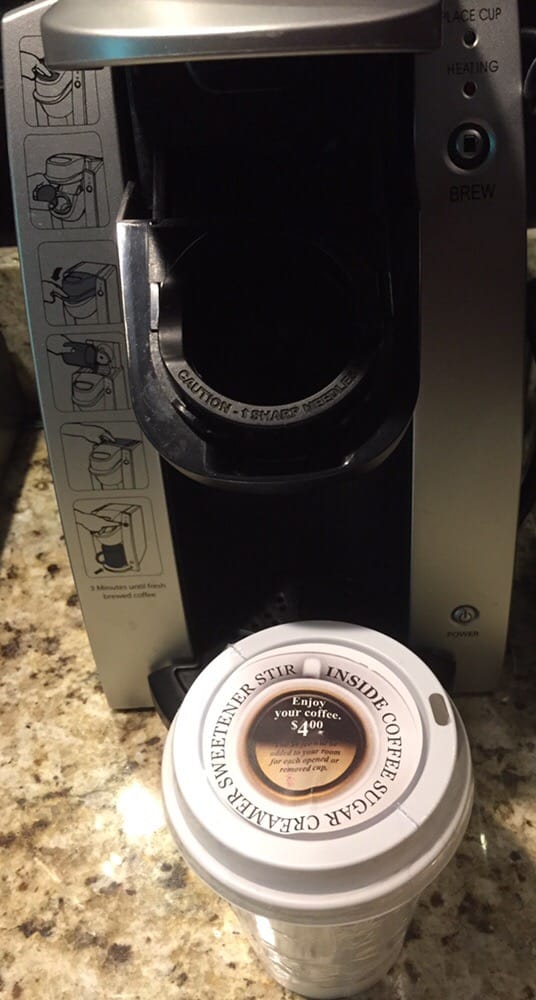 Good Morning. Some USD 4.00 coffee for your filthy coffee maker? Ridiculous! - Yelp