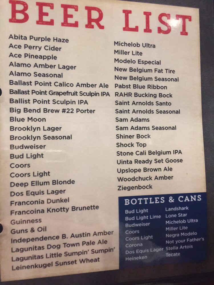 Walk Ons Menu With Prices How do you Price a Switches?