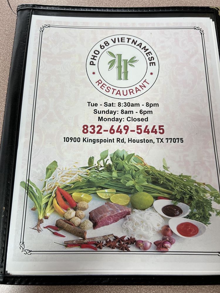 Pho 68 Vietnamese Restaurant