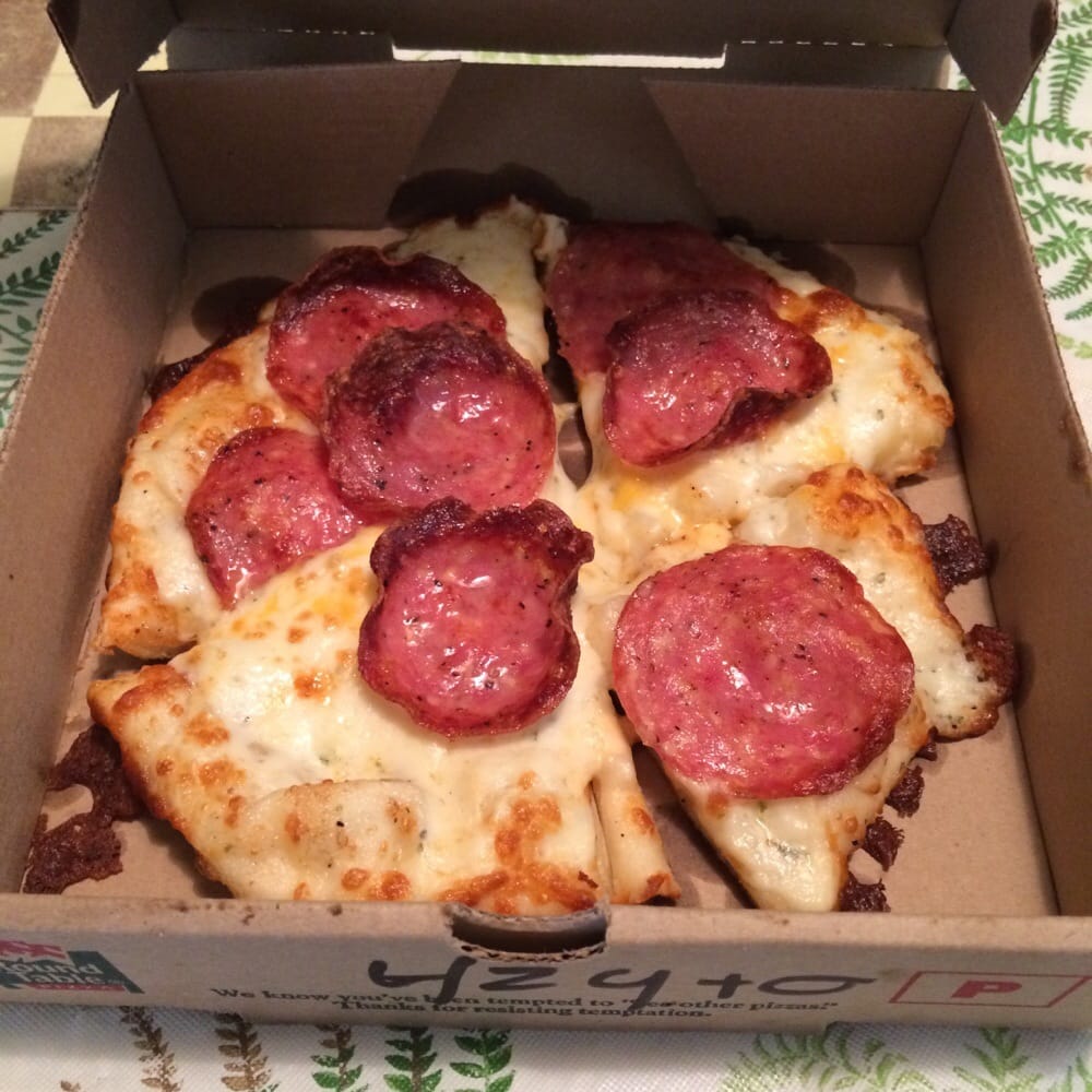 Personal Garlic Cream Salami Pizza Yelp Photo Of Round Table Pizza Elk Grove Ca United States Personal Garlic