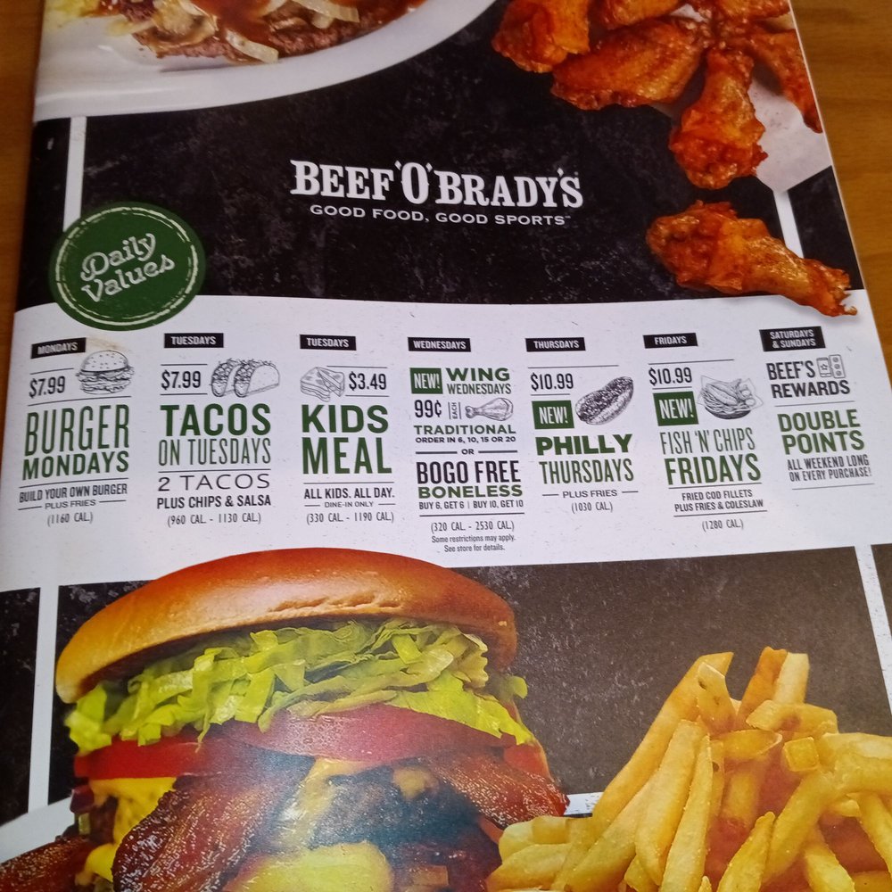 Beef 'O' Brady's