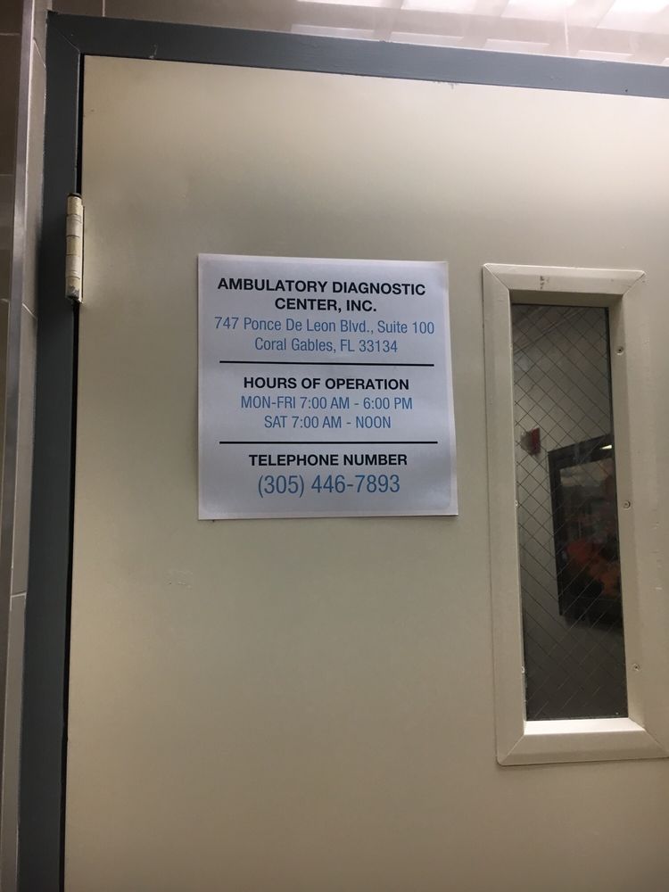 Ambulatory Diagnostic Center 16 Reviews Diagnostic Imaging 747