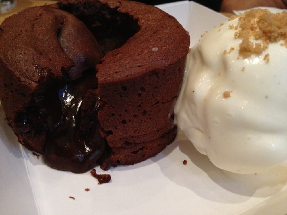 molten chocolate lava cake w vanilla ice cream so hot and molten chocolate lava cake w vanilla ice cream so hot and