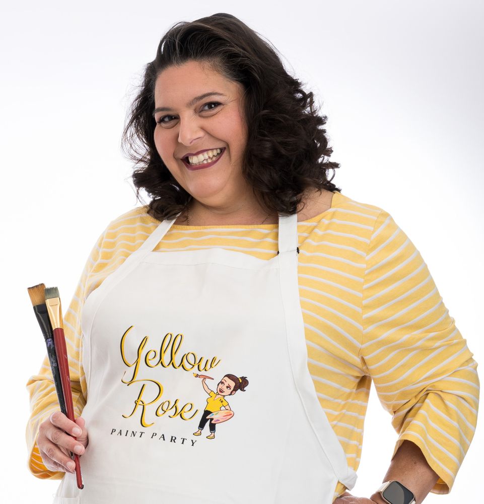 Yellow Rose Paint Party