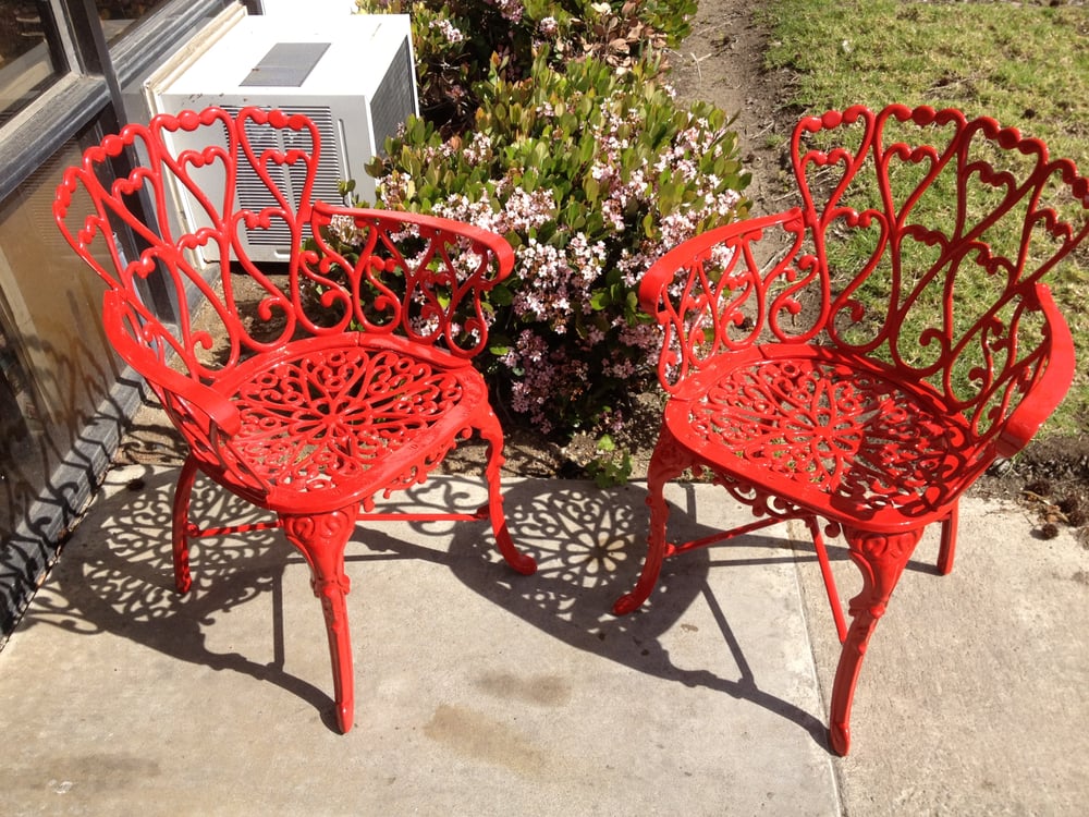 Red Powder Coated Patio Chairs Yelp Photo Of Polishing Proz El Cajon Ca United States Red Powder Coated