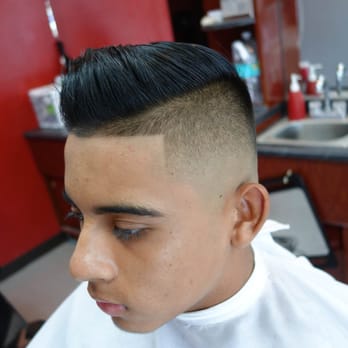 Comb over, mid,skin fade undercut. , Yelp