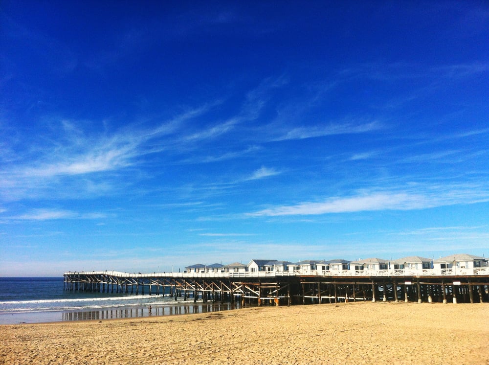 View of Crystal Pier from the Boardwalk. - Yelp