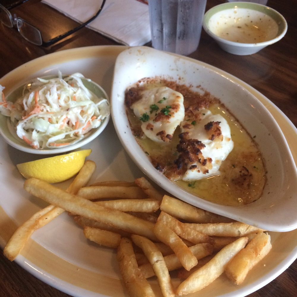 Baked Schrod Lunch Portion Yelp Photo Of 99 Restaurants Waltham Ma United States Baked Schrod Lunch