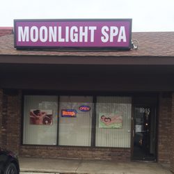 Hot girls stripping fully naked Moonlight Spa San Francisco