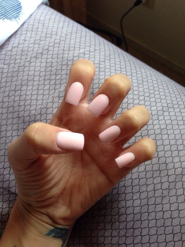 Number 10 Light Pink Acrylic Powder Done By Dong Yelp Photo Of Niko Nails San Jose Ca United States Number 10