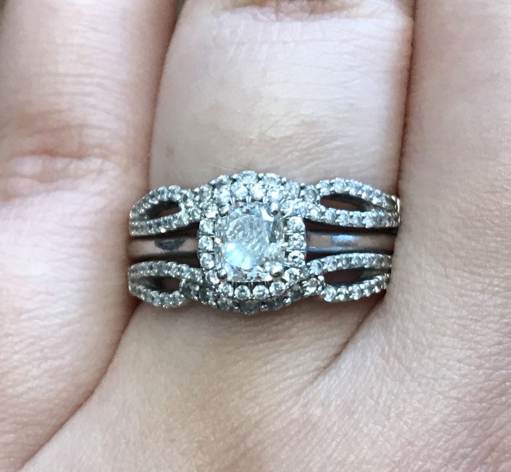 Picture Of Crooked Soldering My Wedding Band And Engagement Ring Photo Of Premier Jewelers Jacksonville Fl United States Picture Crooked Soldering