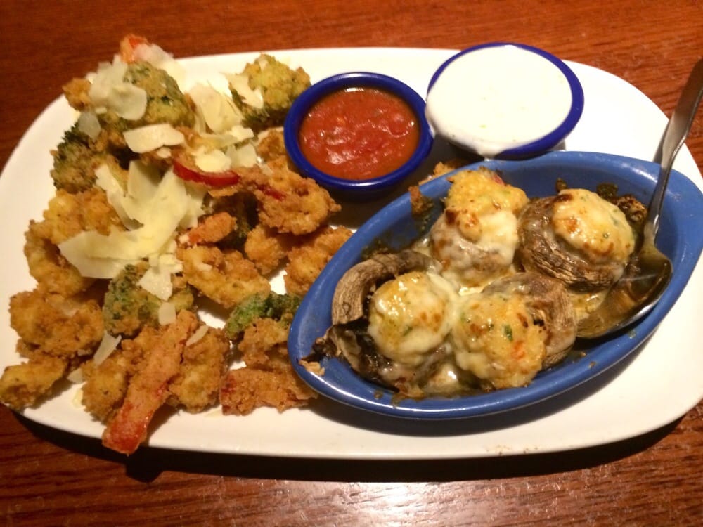 crispy calamari and vegetables red lobster