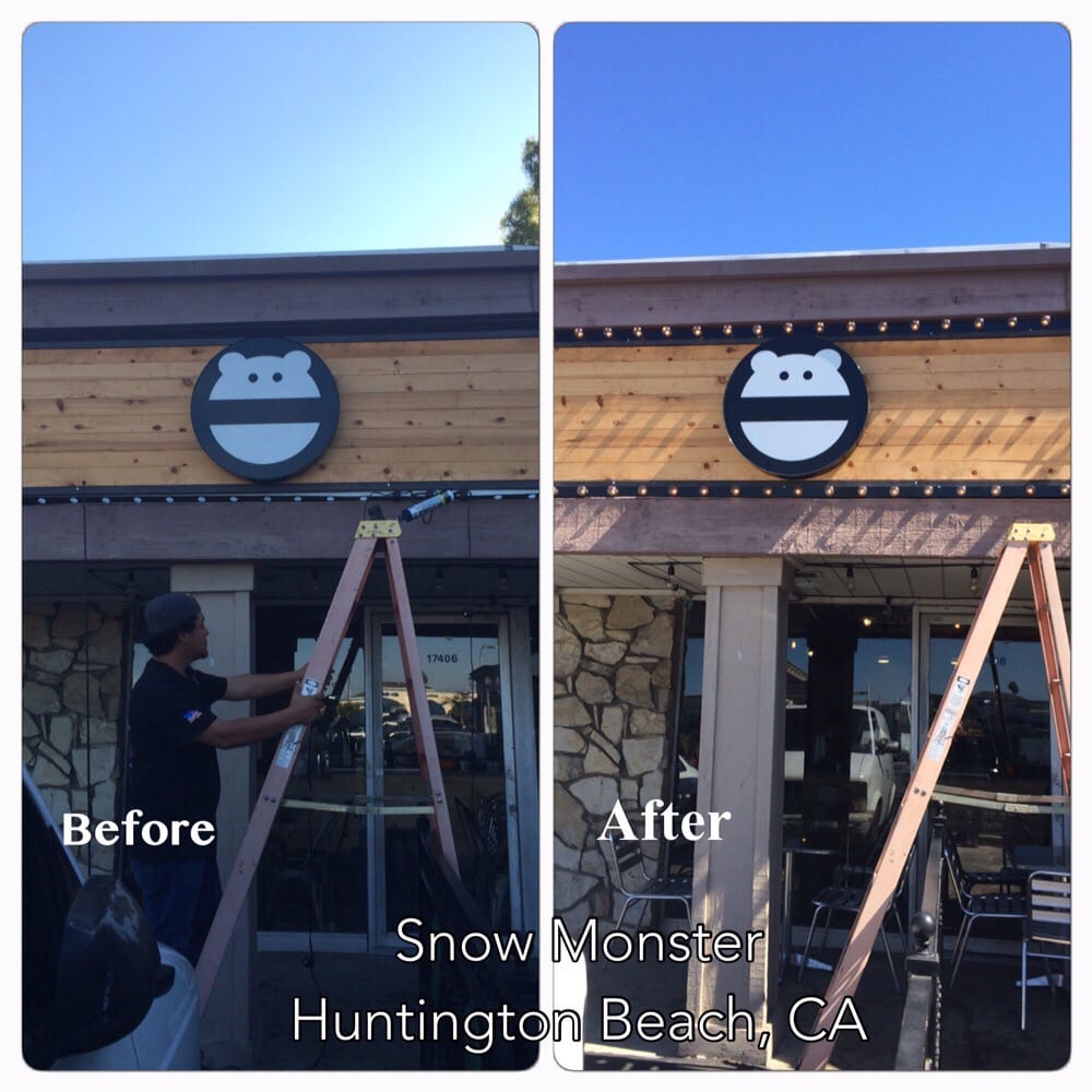 Snow Monster Huntington Beach Ca Sign Renovation Yelp Photo Of Fts Electrical Anaheim Ca United States Snow Monster Huntington Beach