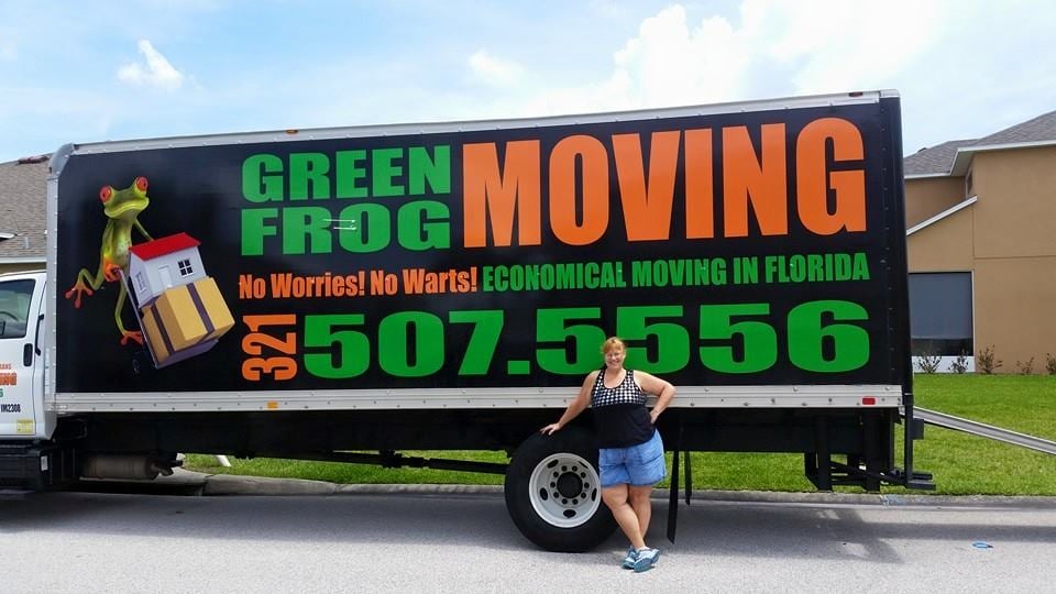 Green Frog Moving