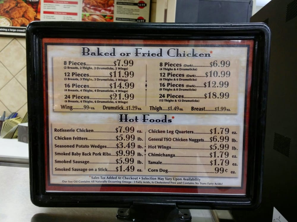 Ralph posts picture of his Popeye's chicken dinner. Confirms to me he