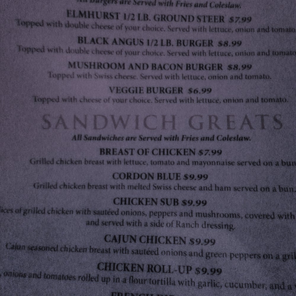 Elmhurst Tap Room Menu Dearborn Mi Elmhurst Tap Room Menu Dearborn Mi
