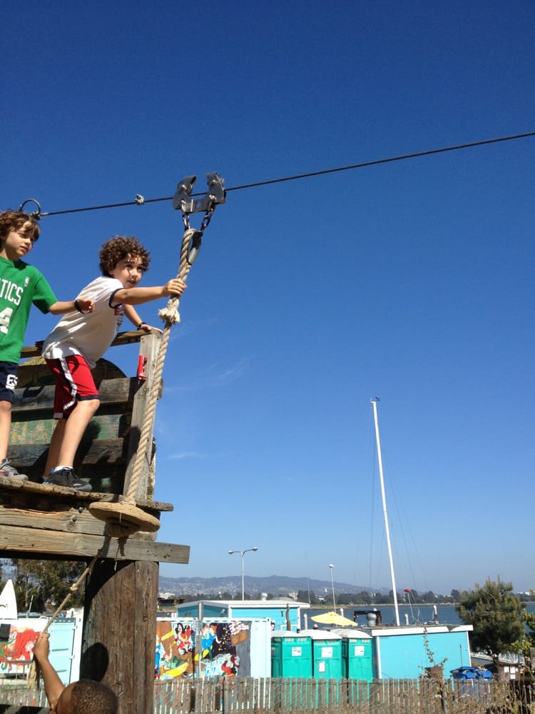 The Zip line. Adults can get on it too. Yelp