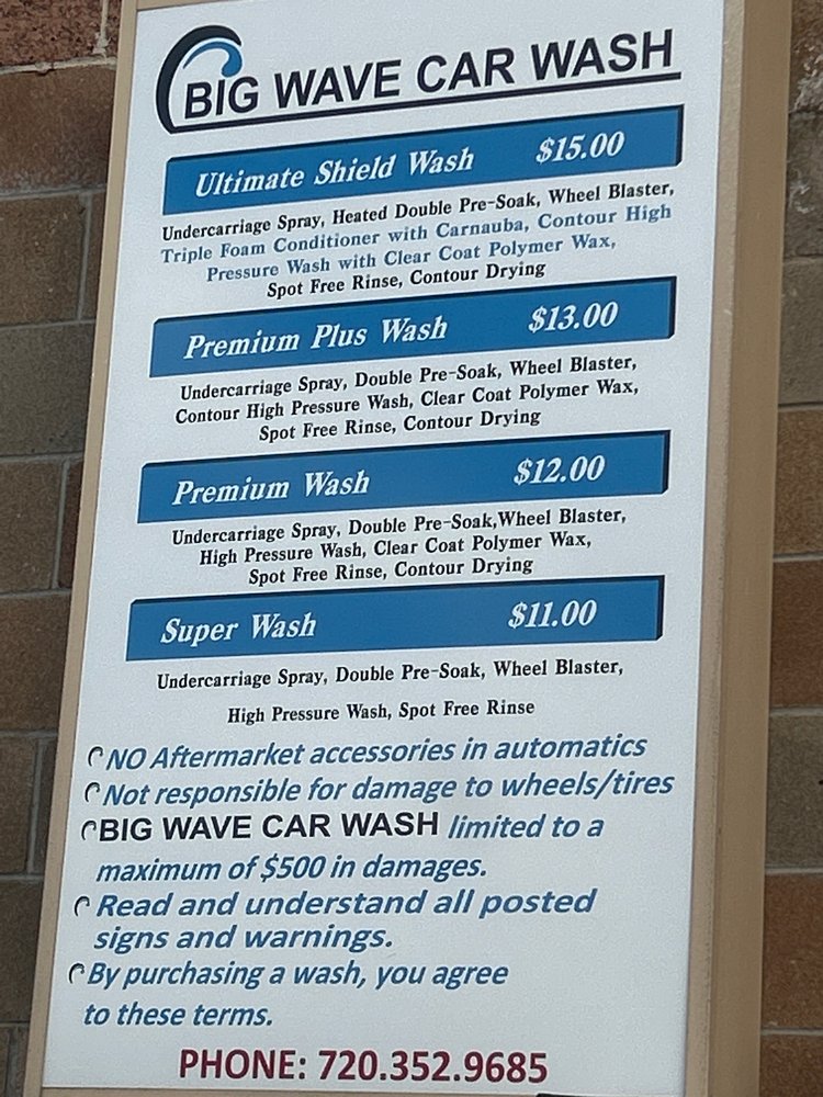 Big Wave Car Wash, Colorado Springs Roadtrippers