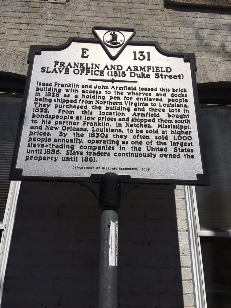 Freedom House Museum Museums 1315 Duke St, Old Town Alexandria