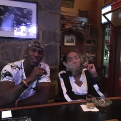 Buena Vista Cigar Club - Beverly Hills, CA, United States. He's the real pro. Haha