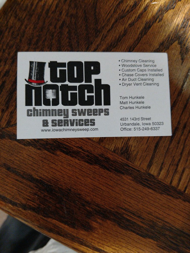 Top Notch Chimney Sweeps Services 16 Photos Top Notch Chimney Sweeps Services 16 Photos 4531 143rd St Urbandale Ia Phone Number Yelp