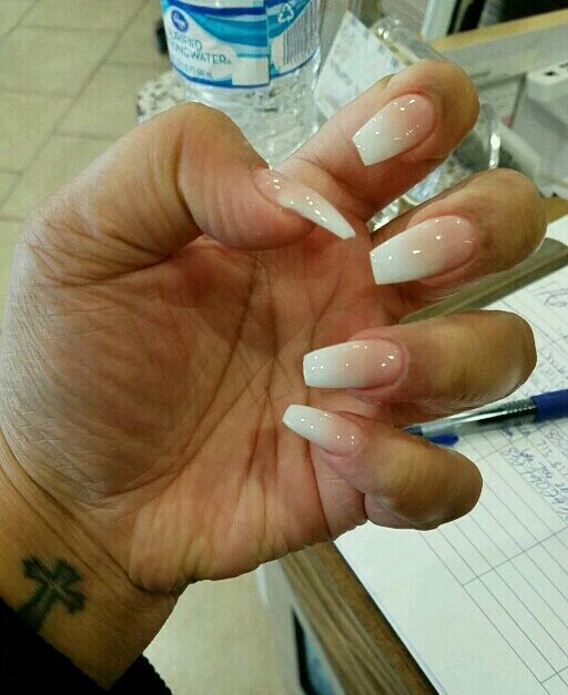 Ombre Glow In The Dark Nails Yelp Photo Of Milan Nail Spa Richmond Tx United States Ombre Glow