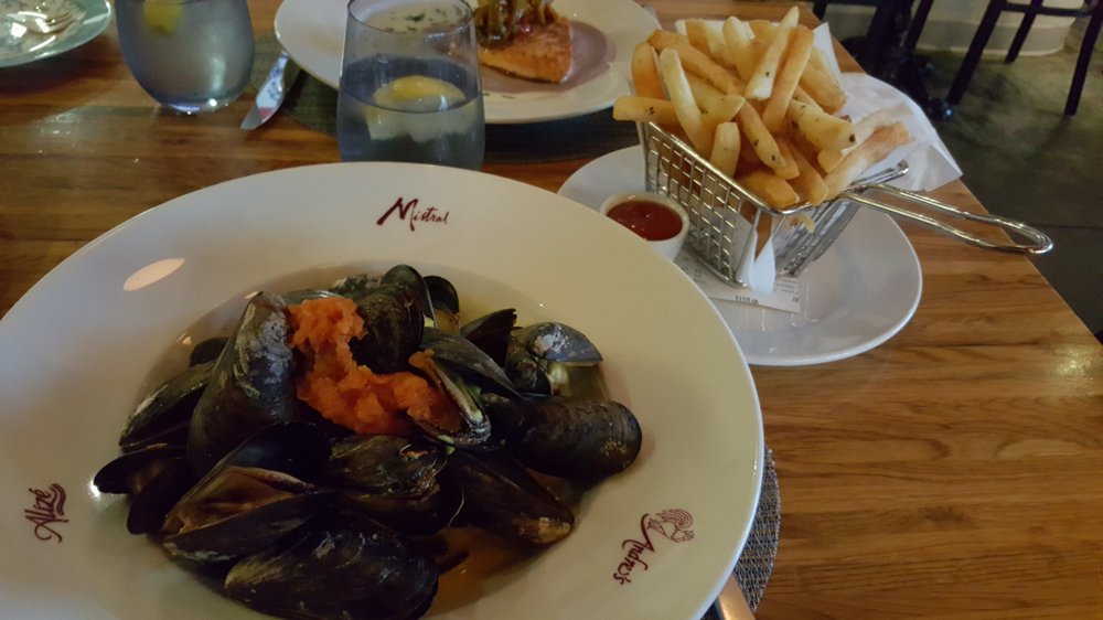 Photo of Andre's Bistro & Bar - Las Vegas, NV, United States. moules frites
