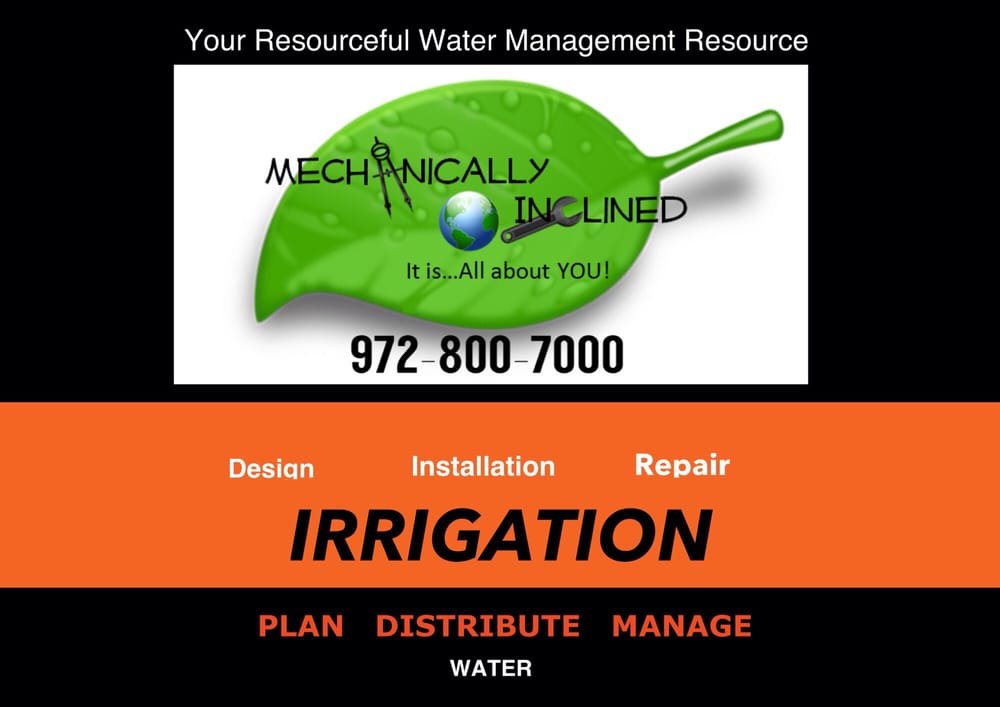 Mechanically Inclined Sprinkler Repair & More
