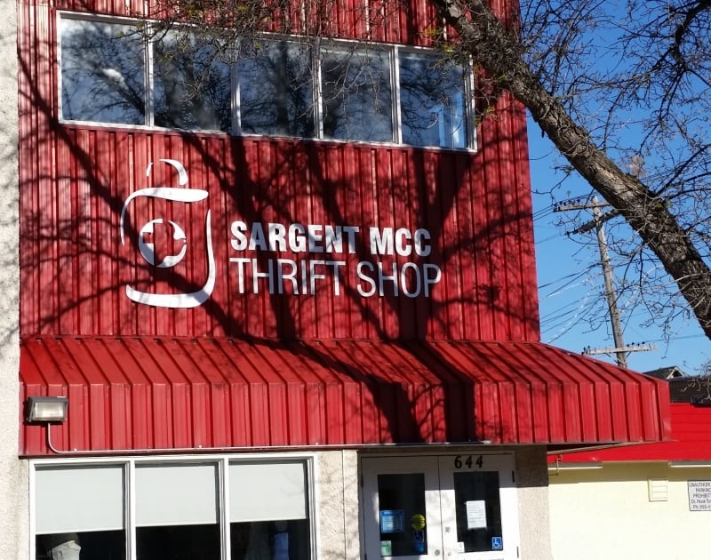 Sargent MCC Thrift Shop Thrift Stores 644 Burnell Street, Winnipeg