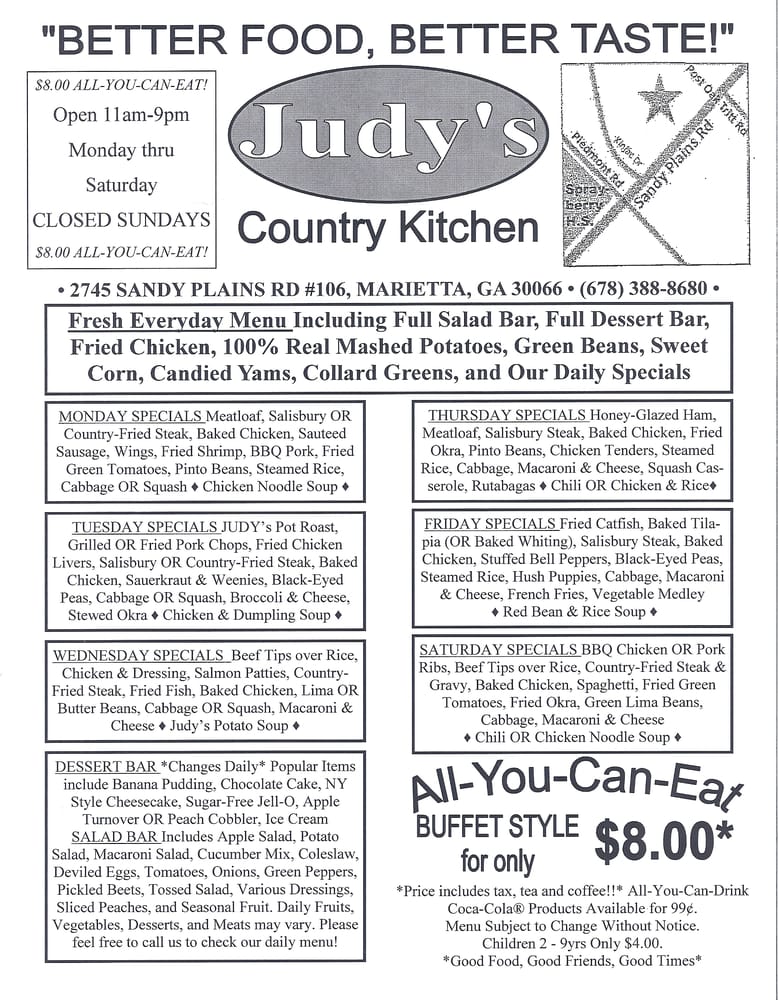 Judy S Country Kitchen Review Judy S Country Kitchen Review
