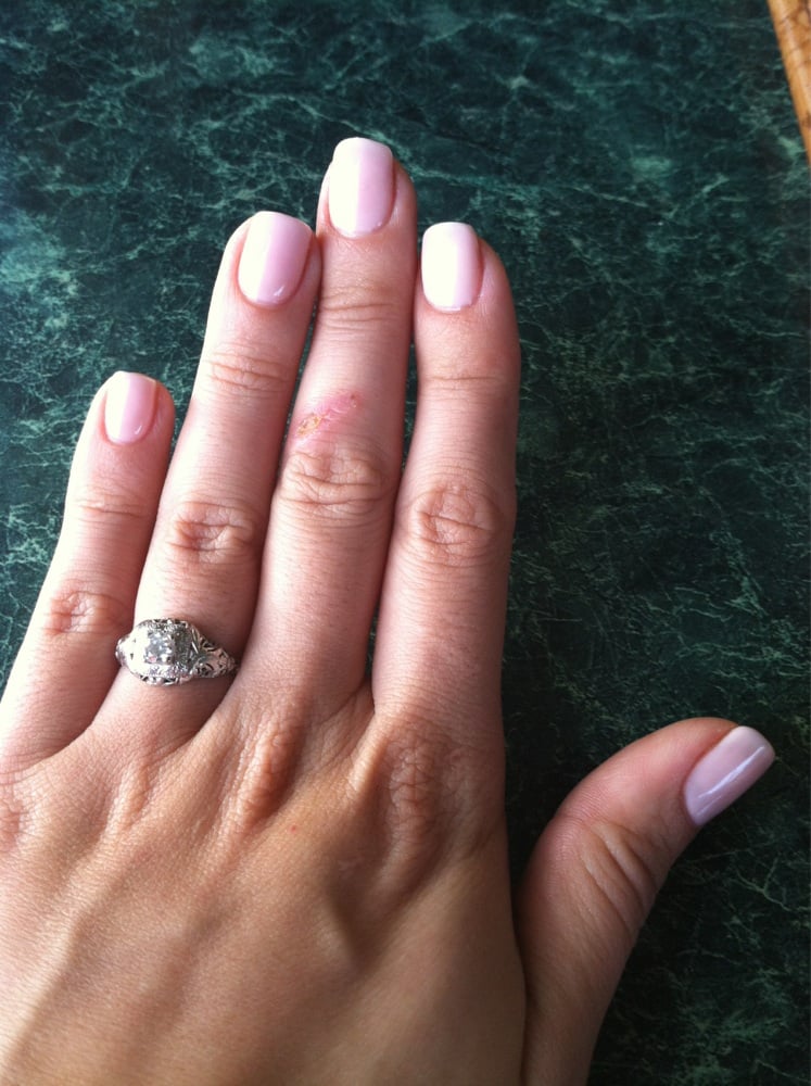 Pale Pink Gel Nail Manicure Ann Did A Great Job Yelp Photo Of Nail Lane Anaheim Ca United States Pale Pink Gel