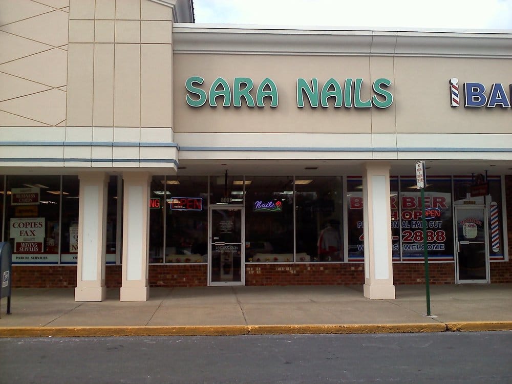 Sara Nails Nail Salons 8092 Rolling Rd, Springfield, VA Phone