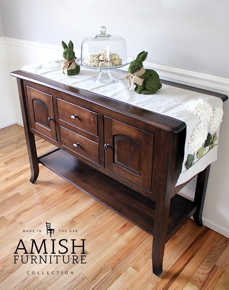 Our Carlisle Has Beautiful Arched Raised Panel Doors Curved Shaker Photo Of Amish Furniture Collection Shelby Township Mi United States Our Carlisle