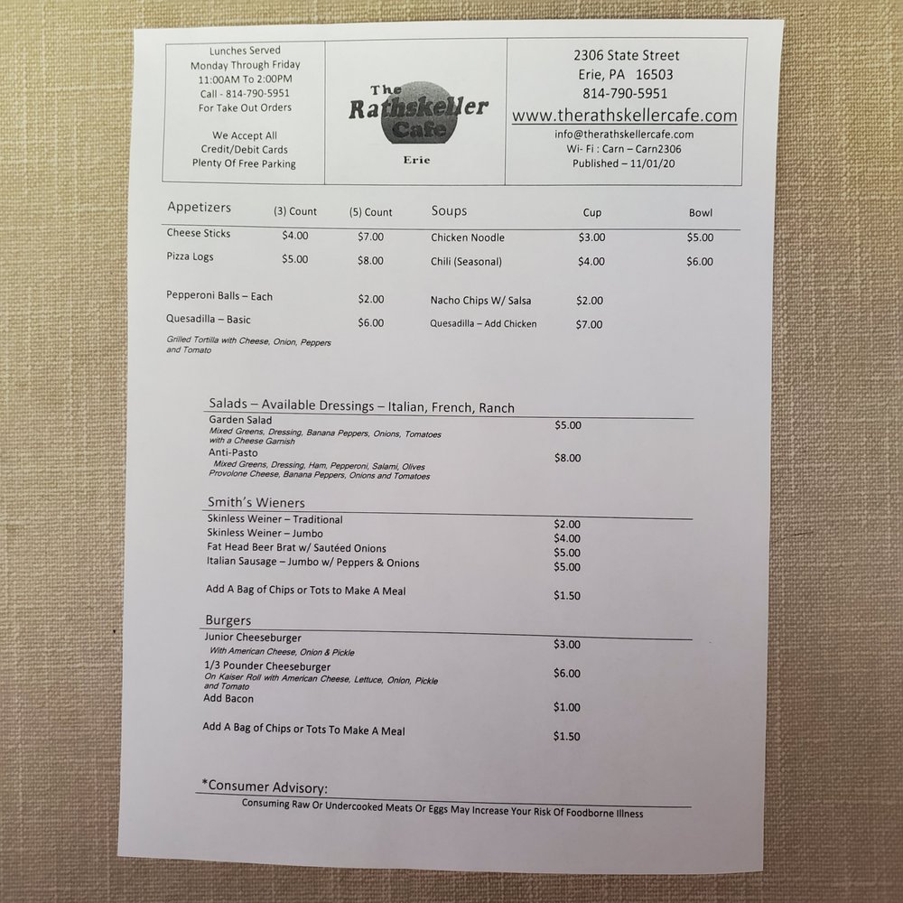 The Rathskeller Cafe