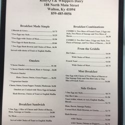 The Best 10 Restaurants Near Richwood Ky 41094 With Prices Last 2 Kelly Q S Whipper Dairy