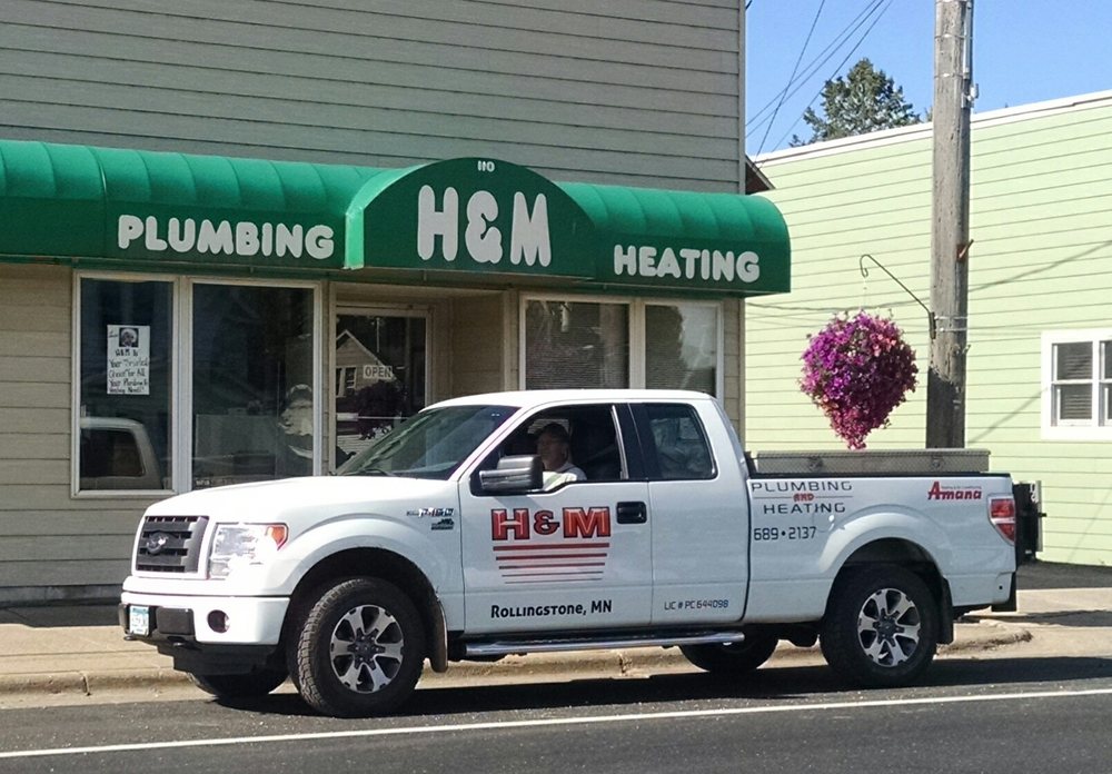 H & M Plumbing & Heating Plumbing 110 Main St, Rollingstone, MN Phone Number Yelp
